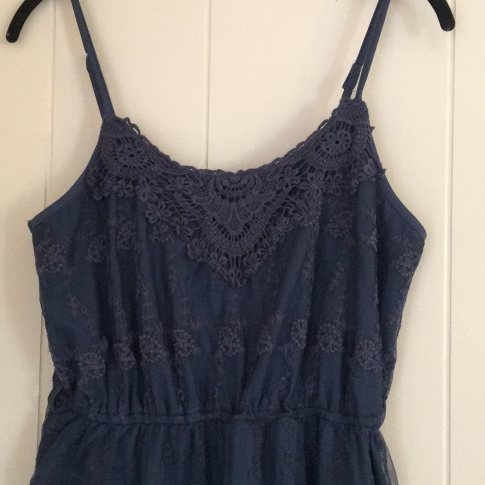 Navy Lace Dress